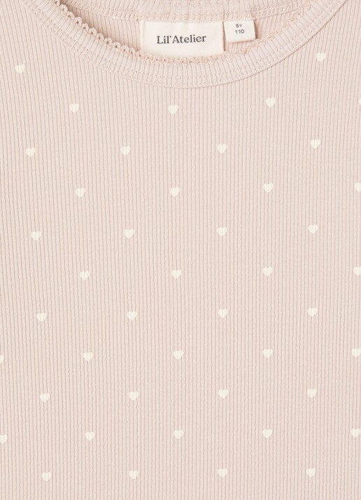 Lil 'Atelier NMFGago longsleeve met print - detail 4 taupe