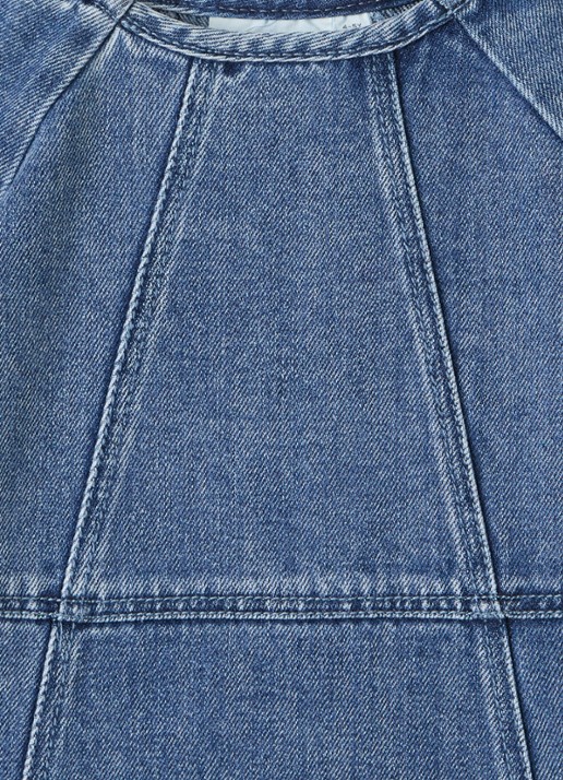 Lil 'Atelier NMFObello denim jurk - detail 3 indigo
