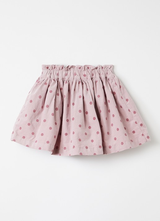 Lil 'Atelier NMFSomba blousejurk met stippenprint - voorkant 2 roze