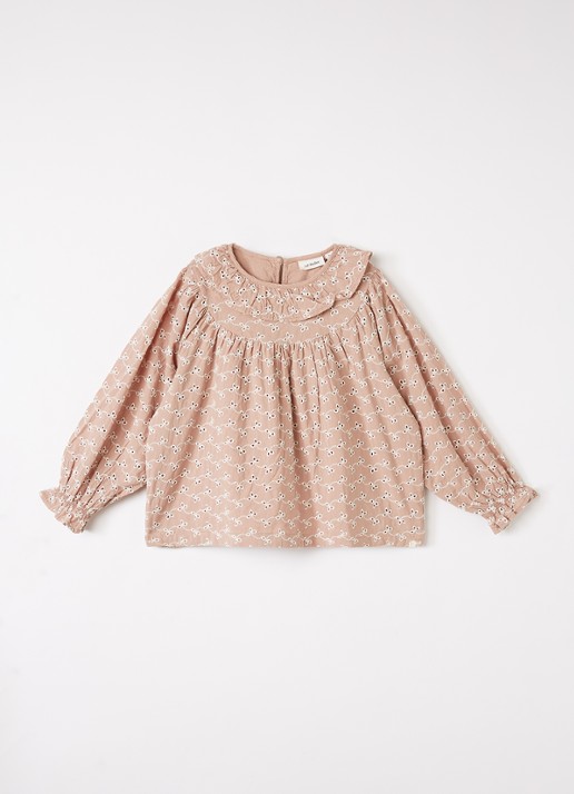 Lil 'Atelier NMFTessie tuniek met bloemborduring