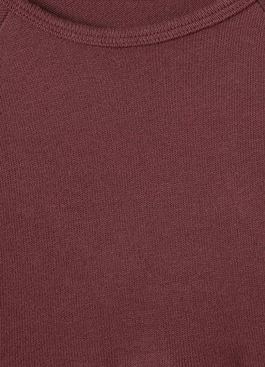 Lil 'Atelier NMFThora jurk in katoenblend - detail 3 aubergine