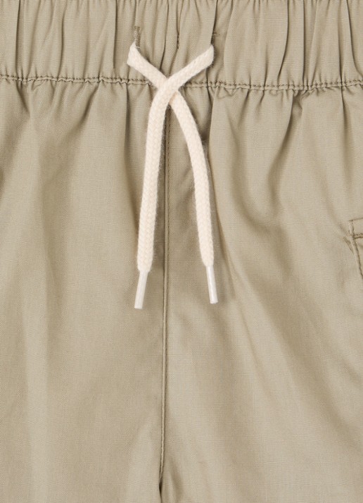 Lil 'Atelier NMMFandy Leo loose fit korte cargobroek met klepzakken - detail khaki