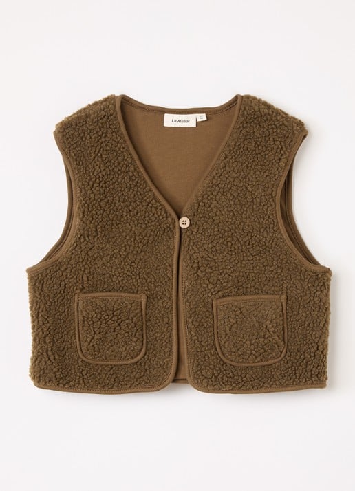 Lil 'Atelier NMMJono gilet van teddy