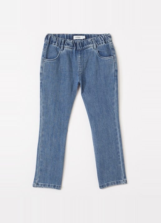 Lil 'Atelier NMMObello slim fit jeans - voorkant 2 indigo