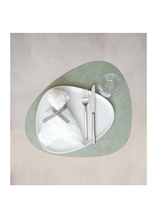 LIND DNA Curve placemat 37 x 44 cm - voorkant 2 lichtgroen