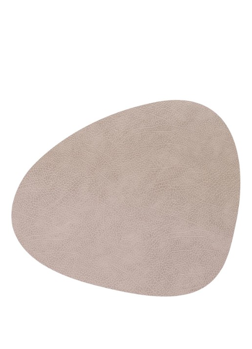 LIND DNA Curve placemat van  leer 37 x 44 cm