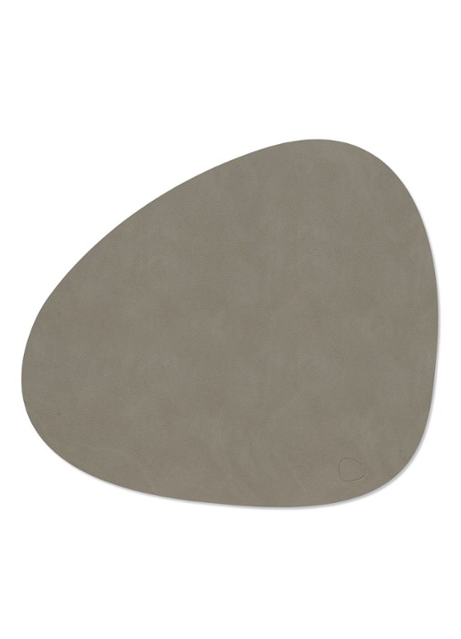 LIND DNA Curve placemat van  leer 37 x 44 cm