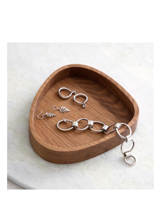 LIND DNA Wood Box schaal 14 cm - voorkant 2 bruin