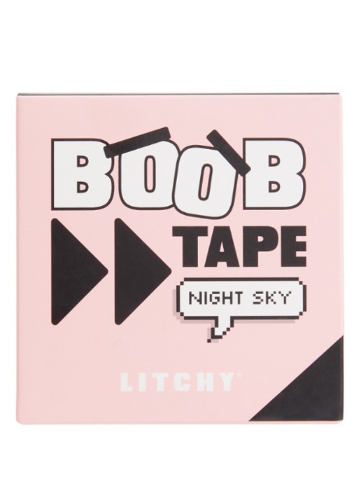 Litchy Boob tape 5 meter - voorkant 2 zwart
