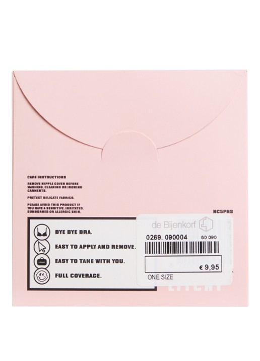 Litchy Nipple cover in 5-pack  - achterkant 2 zwart