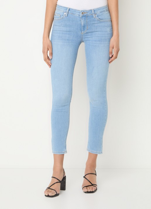 Liu Jo B.Up Divine high waist cropped skinny jeans met lichte wassing