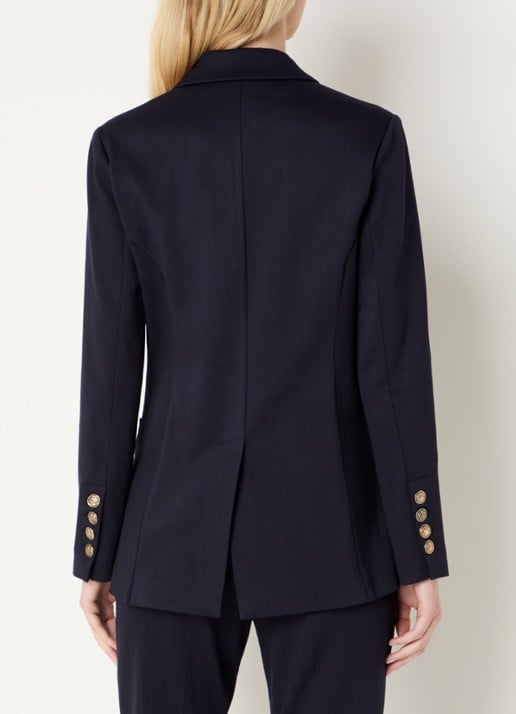 Liu Jo Blazer met opgestikte zakken - achterkant 4 donkerblauw