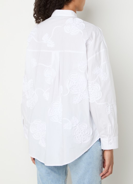 Liu Jo Blouse met borduring - achterkant 4 wit