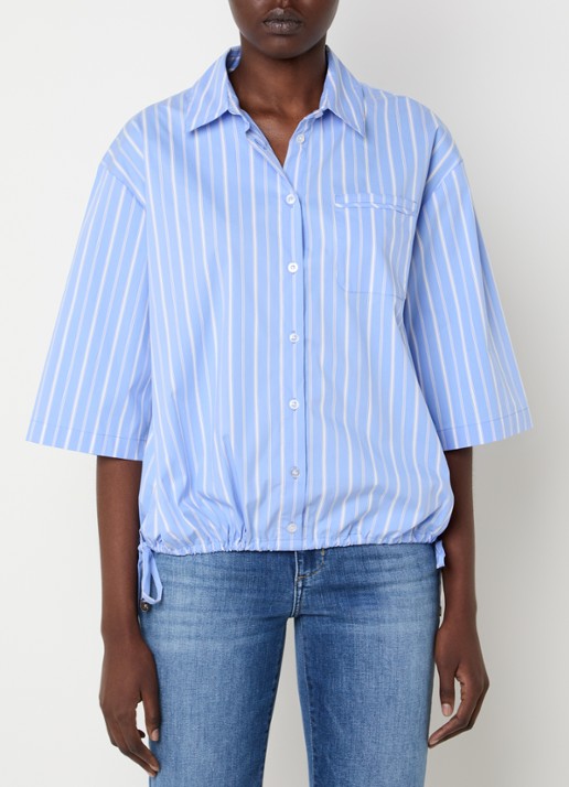 Liu Jo Blouse met streepprint en trekkoord