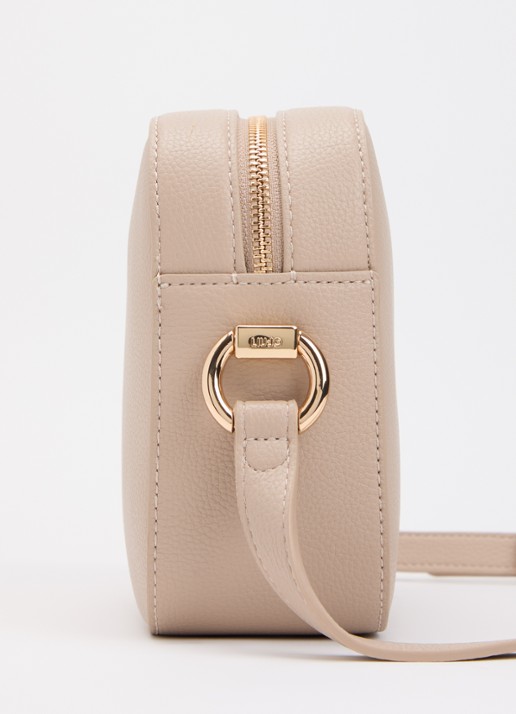 Liu Jo Crossbodytas met logo en verstelbare schouderriem  - detail 4 creme