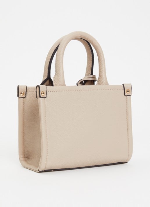 Liu Jo Handtas met tasbedel en logo  - achterkant 5 creme