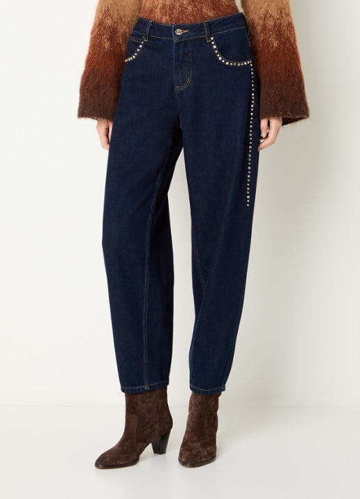 Liu Jo High waist balloon fit jeans met donkere wassing
