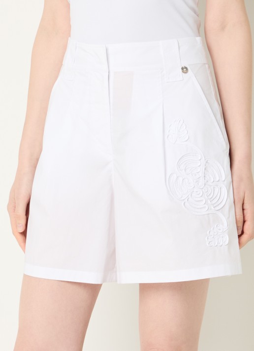 Liu Jo High waist loose fit korte broek met steekzakken