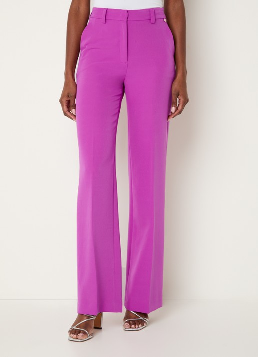 Liu Jo High waist straight fit pantalon met steekzakken