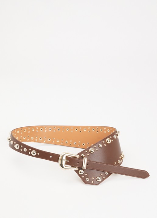 Liu Jo Riem met studs - voorkant bruin