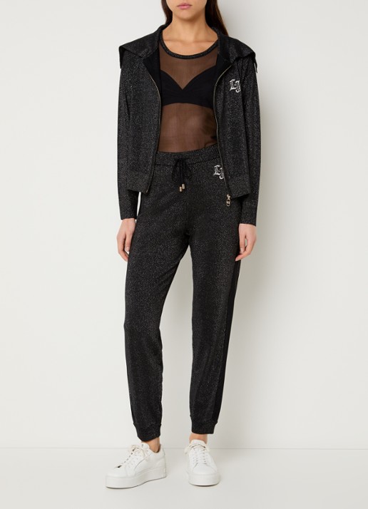Liu Jo Set van sweatvest met mouwloze top 2-delig - voorkant 5 zwart
