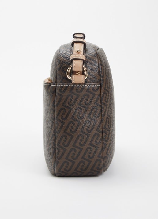 Liu Jo Small crossbodytas met logoprint - detail 4 donkerbruin
