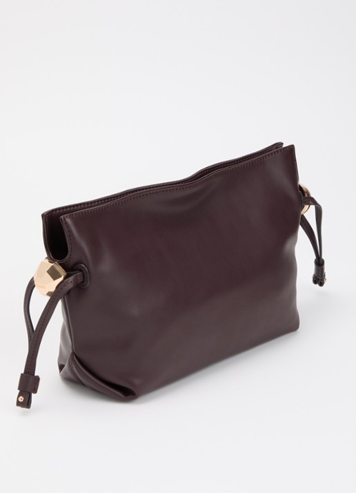 Liu Jo Small Riccy schoudertas met afneembare schouderriem  - achterkant 4 aubergine