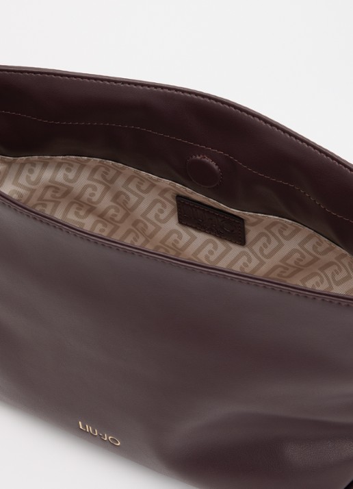 Liu Jo Small Riccy schoudertas met afneembare schouderriem  - detail aubergine