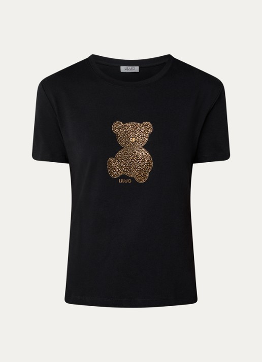 Liu Jo T-shirt met print van strass