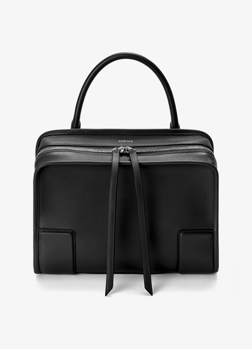 LOEWE Amazona 180 Medium schoudertas van kalfsleer - detail 6 zwart