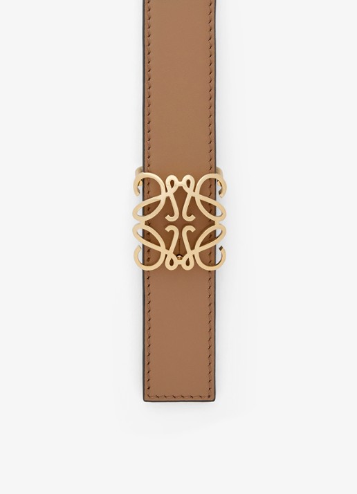 LOEWE Anagram Bombee reversible riem van kalfsleer - detail 2 bruin