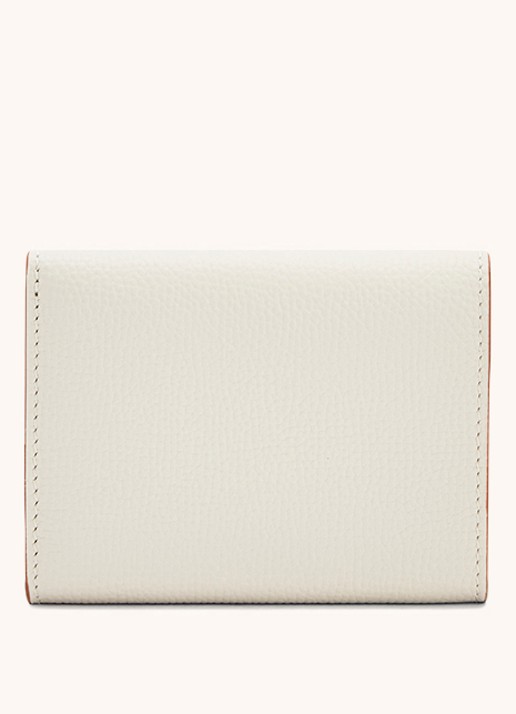 LOEWE Anagram portemonnee van kalfsleer - detail 5 gebroken wit