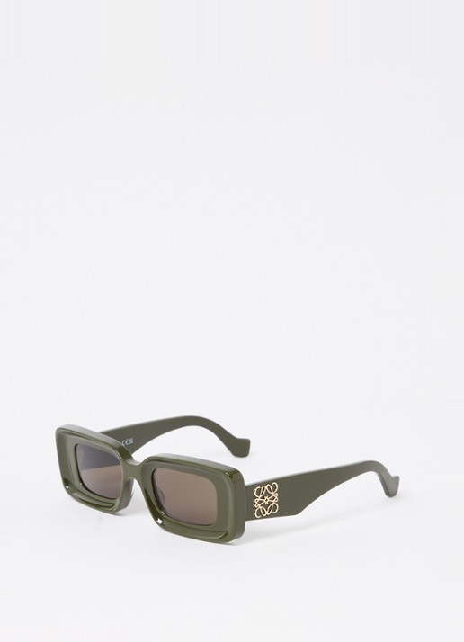LOEWE Anagram zonnebril LW40101I - voorkant 4 bronsgroen