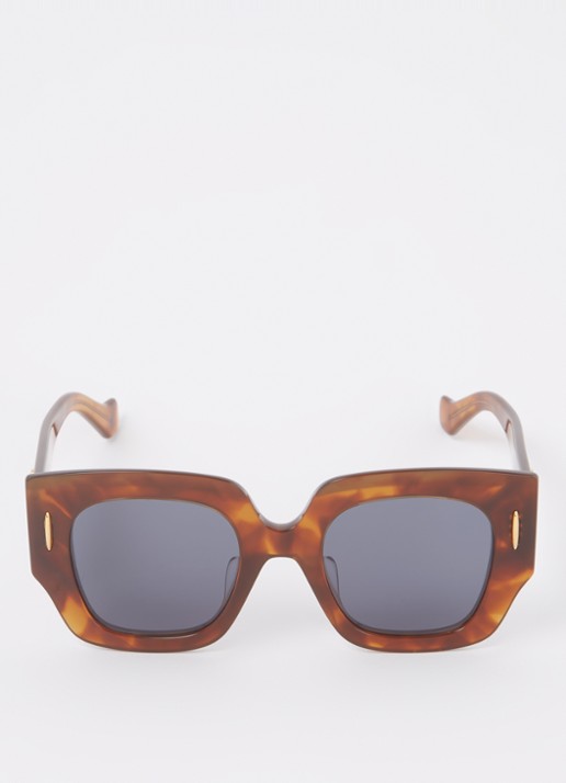 LOEWE Anagram zonnebril LW40129U - detail hazelnootbruin