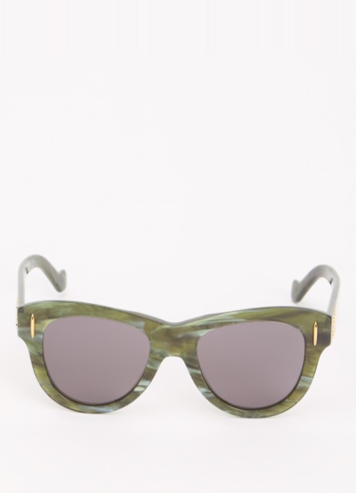 LOEWE Anagram zonnebril LW40174I - detail groen