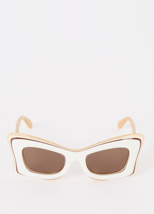 LOEWE Butterfly zonnebril LW40140U - detail ivoor