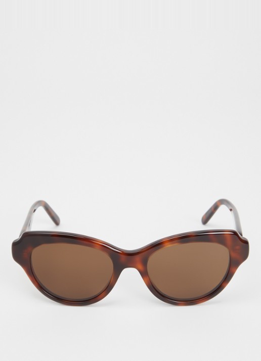 LOEWE Cat Eye zonnebril E4000370 - detail 2 donkerbruin