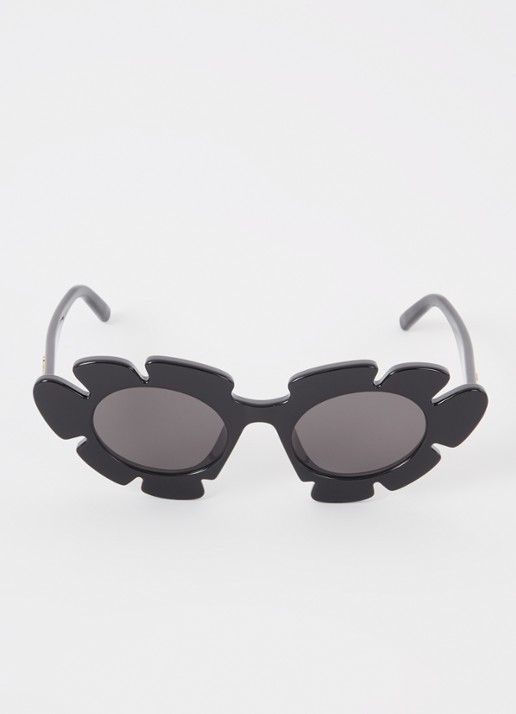 LOEWE Flower zonnebril LW40088U - detail 2 zwart