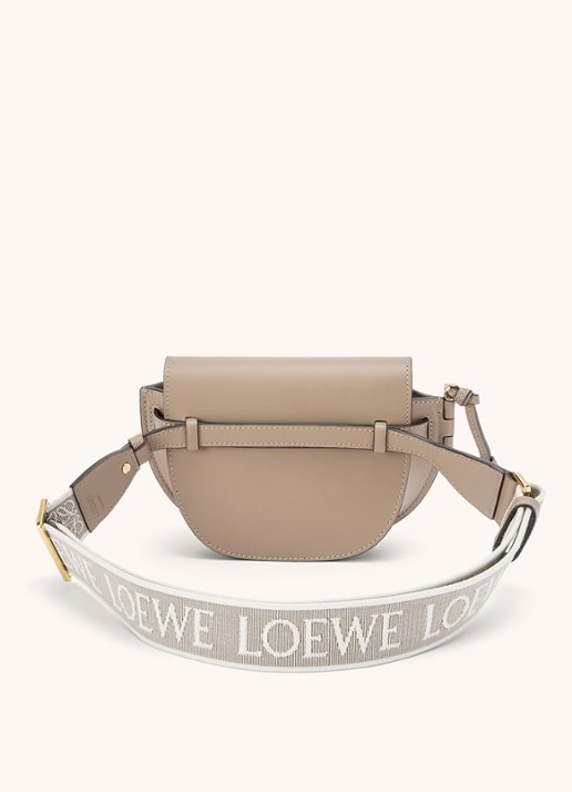 LOEWE Gate Dual heuptas van kalfsleer - achterkant 8 beige