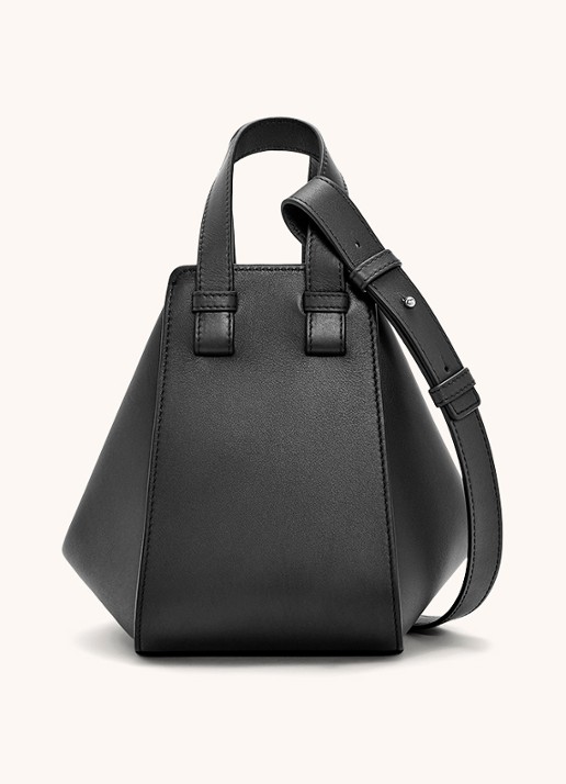 LOEWE Hammock handtas van kalfsleer - detail 4 zwart