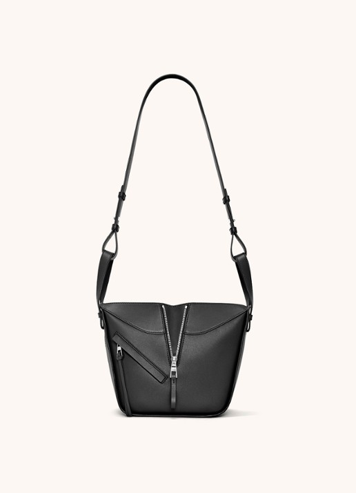 LOEWE Hammock handtas van kalfsleer - detail 5 zwart