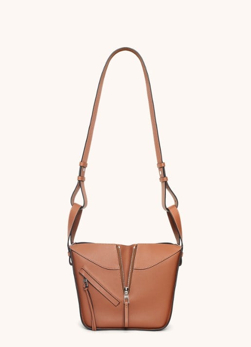 LOEWE Hammock handtas van kalfsleer - detail 6 camel