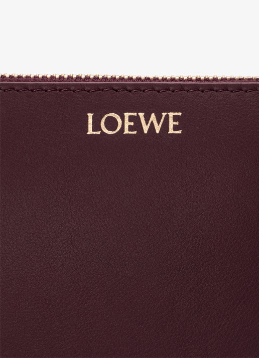 LOEWE Joya crossbodytas van kalfsleer - detail 4 bordeauxrood