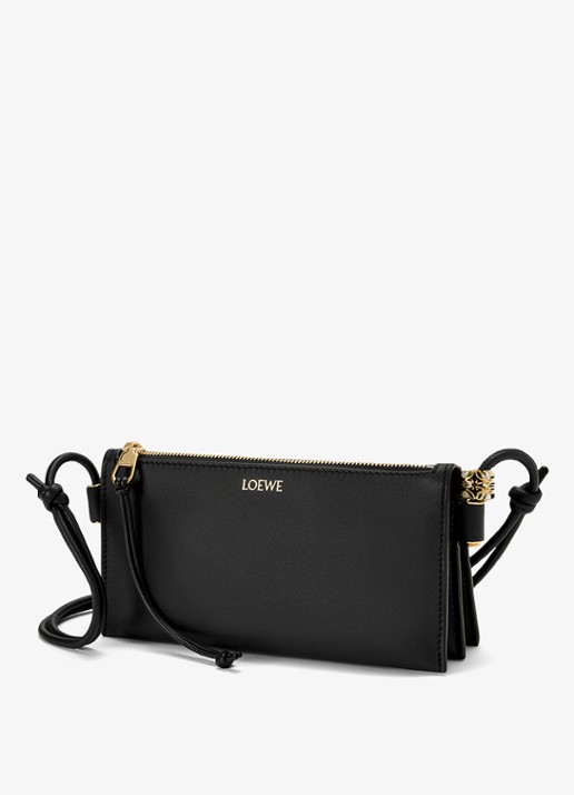 LOEWE Joya crossbodytas van kalfsleer - detail 2 zwart