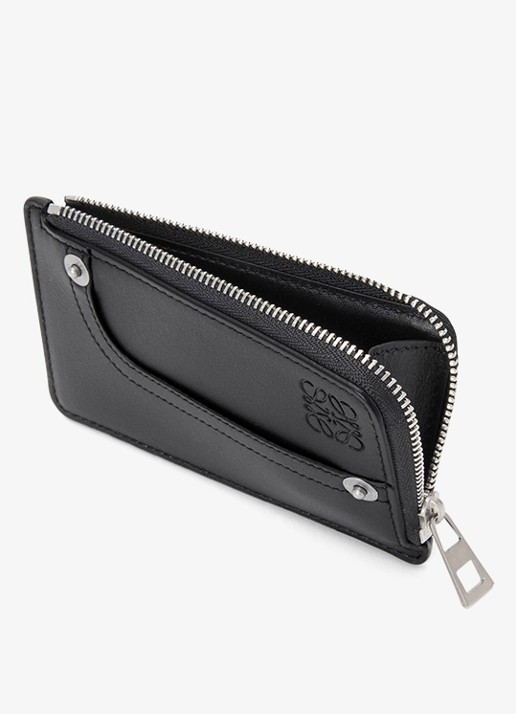 LOEWE Panta portemonnee van kalfsleer - detail zwart