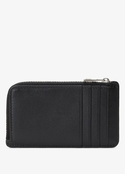 LOEWE Panta portemonnee van kalfsleer - voorkant 4 zwart