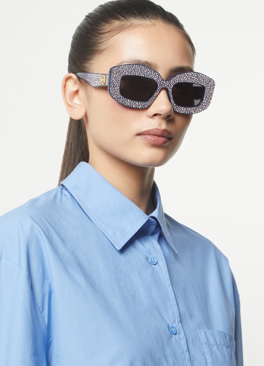 LOEWE Pavé Screen zonnebril LW4114IS - voorkant 5 zwart