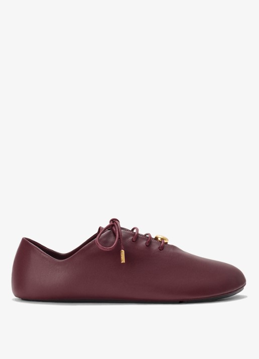 LOEWE Pebble Soft Lace-Up sneaker van kalfsleer