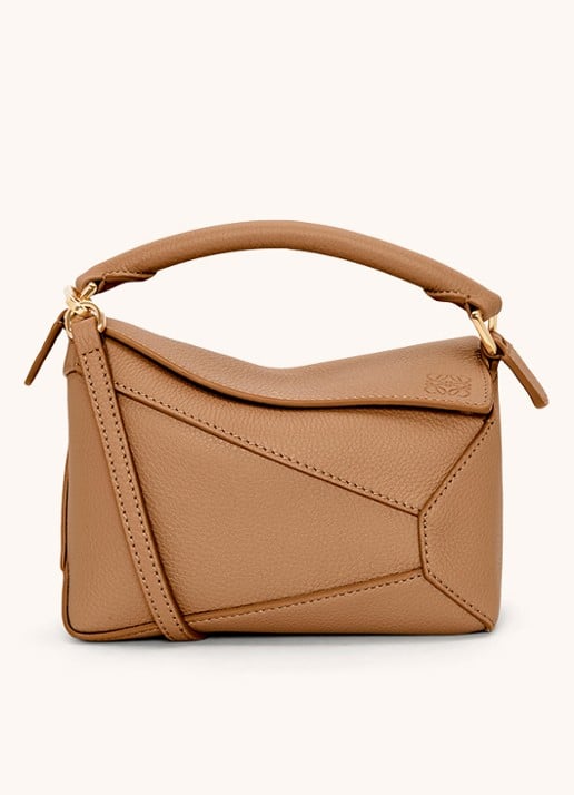LOEWE Puzzle Edge Mini handtas van kalfsleer