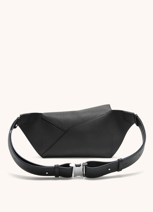 LOEWE Puzzle Edge Small crossbodytas van kalfsleer - achterkant 6 zwart
